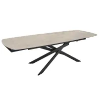 Masă de bucătărie extensibilă DecoPrim Lea Ceramică/ Gray photo 2