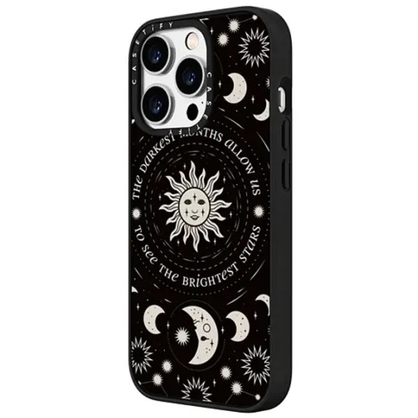 Husă pentru smartphone Apple iPhone 15 Pro Max Casetify/ Back/ TPU/ White Black photo 2