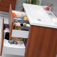 Dulap cu lavoar Orka Duden 80 Pe perete/ MDF/ White photo 2