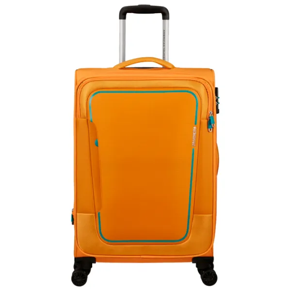 Valiză American Tourister Pulsonic Spinner Expandable 64l/ Sunset Yellow photo 3 Valiză American Tourister Pulsonic Spinner Expandable 64l/ Sunset Yellow photo 3