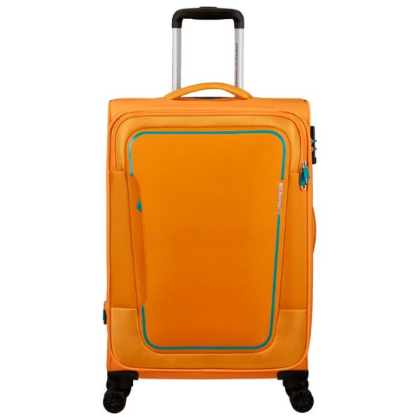 Valiză American Tourister Pulsonic Spinner Expandable 64l/ Sunset Yellow photo 3 Valiză American Tourister Pulsonic Spinner Expandable 64l/ Sunset Yellow photo 3