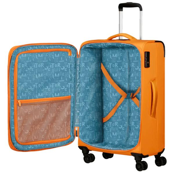 Valiză American Tourister Pulsonic Spinner Expandable 64l/ Sunset Yellow photo 6 Valiză American Tourister Pulsonic Spinner Expandable 64l/ Sunset Yellow photo 6