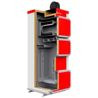 Cazan pe combustibil solid Heitztechnik Q HIT Plus 20 kW/ 200 m² photo 2