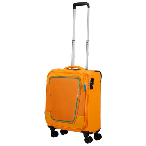 Valiză American Tourister Pulsonic Spinner Expandable 40l/ Sunset Yellow photo 2 Valiză American Tourister Pulsonic Spinner Expandable 40l/ Sunset Yellow photo 2