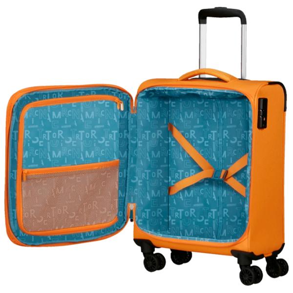 Valiză American Tourister Pulsonic Spinner Expandable 40l/ Sunset Yellow photo 6 Valiză American Tourister Pulsonic Spinner Expandable 40l/ Sunset Yellow photo 6