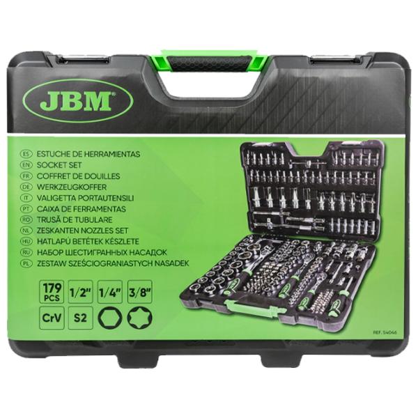 Комплект битов и насадок JBM 54046 Количество в наборе: 179 шт. photo 6