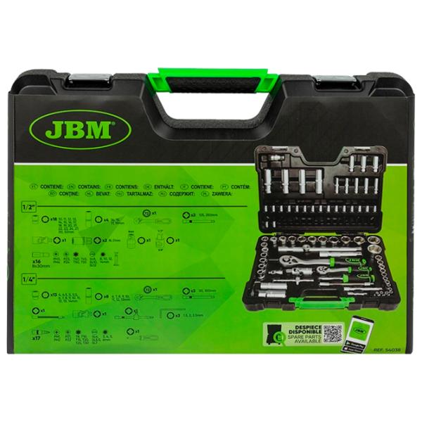 Комплект битов и насадок JBM 54038 Количество в наборе: 94 шт. photo 6