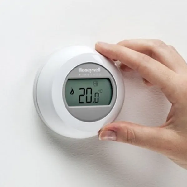 Termostat Honeywell Round Wireless+BDR91 UK Y87RF2024 Pentru cazane/ Baterie photo 2