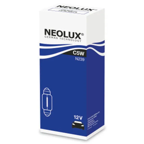 Lampă auto Neolux NEO-N242 Incandescentă/ C5W/ SV8.5-8/ 5 W/ 45 lm photo 2
