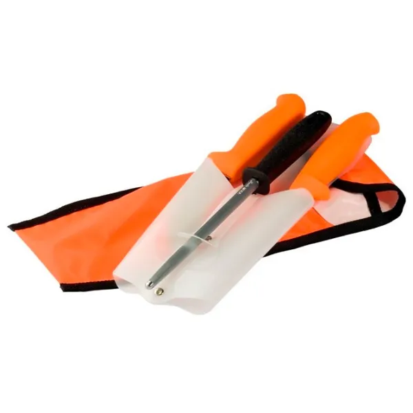 Набор ножей Morakniv Hunting Set Orange 2 knives/ sharpening steel 12098 охотничий/ Sandvik 12C27 photo 2