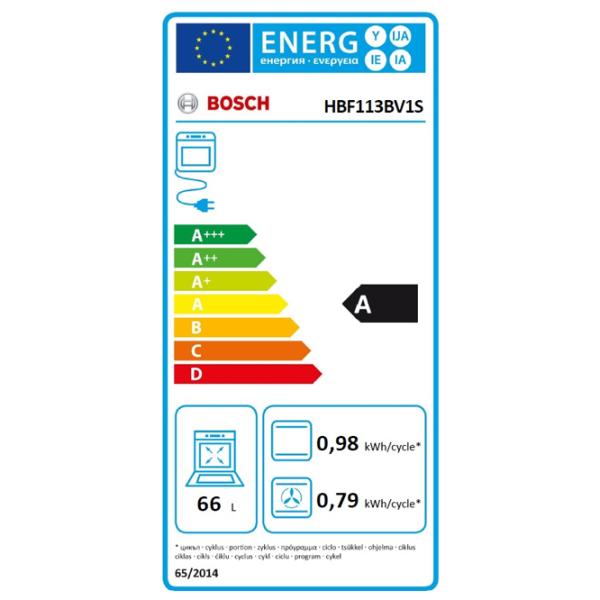 Духовой шкаф Bosch HBF113BV1S 3300 Вт/ Белый photo 5