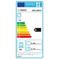 Духовой шкаф Bosch HBF113BV1S 3300 Вт/ Белый photo 5