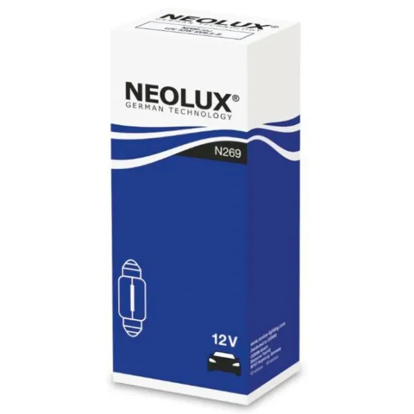 Автомобильная лампа Neolux NEO-N269 Накал/ C10W/ SV8.5-8/ 10 Вт photo 2