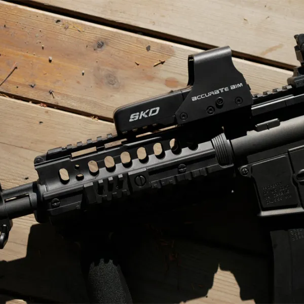 Pistol automat de jucărie SKD M4 S-System CS0922 14+/ Bile gel/ Black photo 7