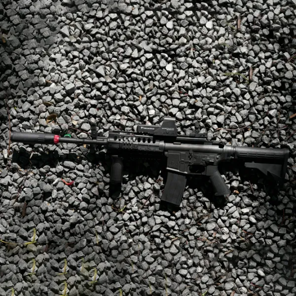 Pistol automat de jucărie SKD M4 S-System CS0922 14+/ Bile gel/ Black photo 8