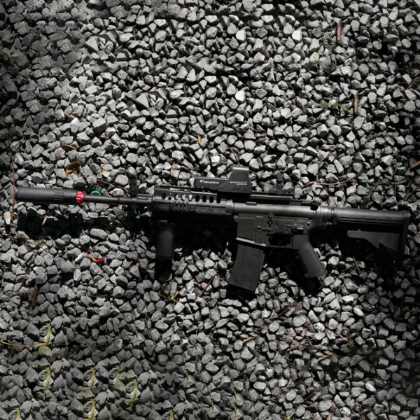 Pistol automat de jucărie SKD M4 S-System CS0922 14+/ Bile gel/ Black photo 8