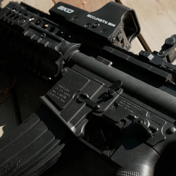 Pistol automat de jucărie SKD M4 S-System CS0922 14+/ Bile gel/ Black photo 9