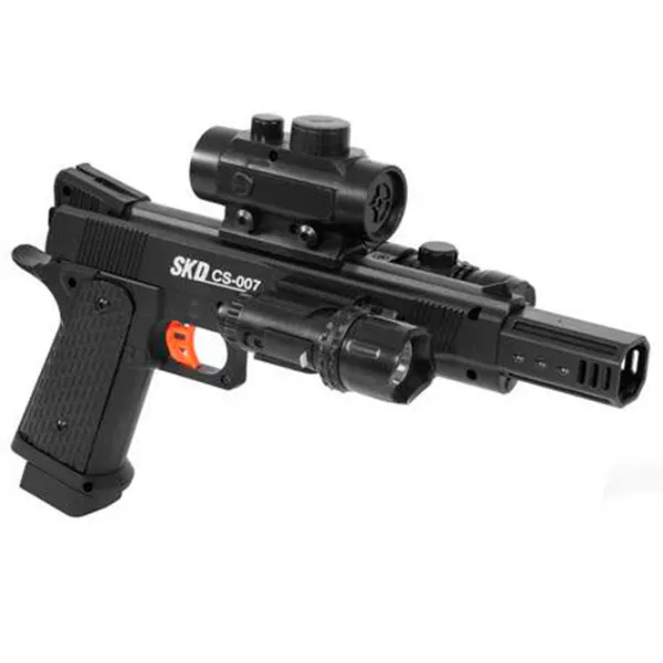 Pistol automat de jucărie SKD CS007 14+/ Bile gel/ Black photo 3