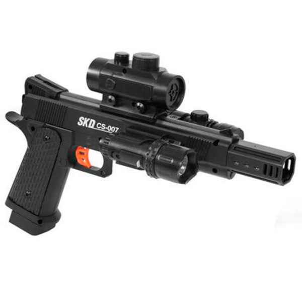 Pistol automat de jucărie SKD CS007 14+/ Bile gel/ Black photo 3