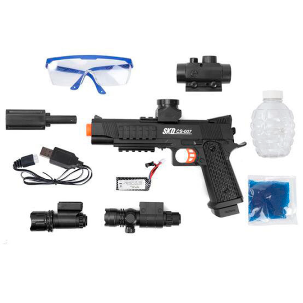 Pistol automat de jucărie SKD CS007 14+/ Bile gel/ Black photo 5