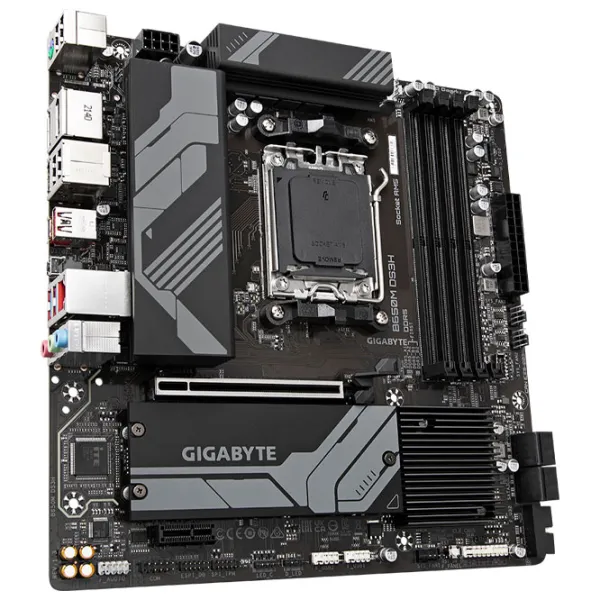 Placă de bază Gigabyte B650M DS3H mATX/ AMD B650 photo 3
