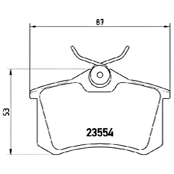Plăcuțe de frână Aplus 71144AAP spate/ disk photo 2 Plăcuțe de frână Aplus 71144AAP spate/ disk photo 2