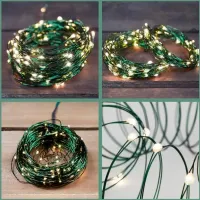 Luminițe decorative Global Christmas DS11693 Fir/ Alb cald photo 3