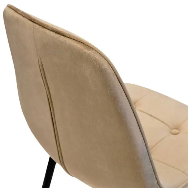 Scaun de bucătărie DecoPrim M-01-3 HLR-9 Catifea/ Cappucino Black photo 6