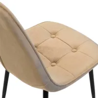 Scaun de bucătărie DecoPrim M-01-3 HLR-9 Catifea/ Cappucino Black photo 7