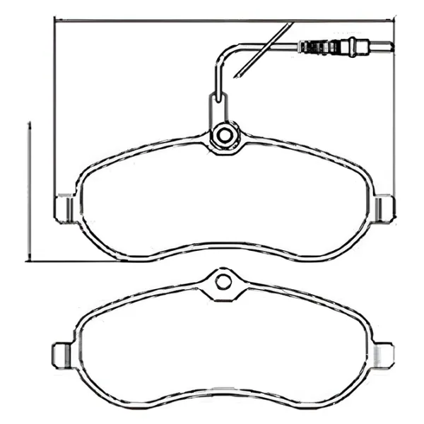 Тормозные колодки Aplus 71303AAP передние/ дисковые photo 2