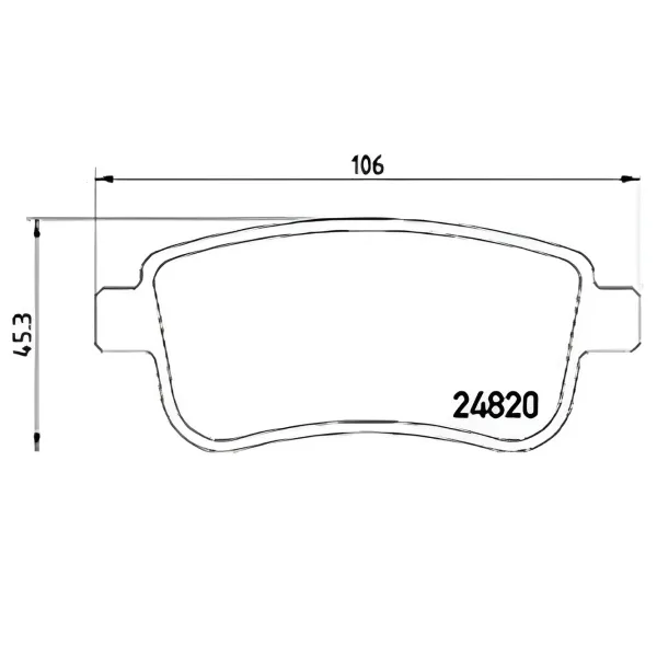 Тормозные колодки Aplus 71259AAP задние/ дисковые photo 2