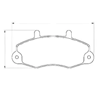 Тормозные колодки Aplus 71216AAP передние/ дисковые photo 2