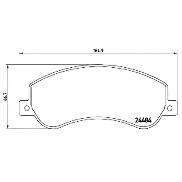 Тормозные колодки Aplus 71171BBAP передние/ дисковые photo 3 Тормозные колодки Aplus 71171BBAP передние/ дисковые photo 3