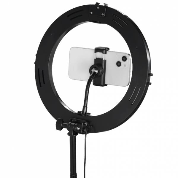 Штатив с круглой лампой Hama SpotLight Smart 102 II 259 мм Черный photo 4