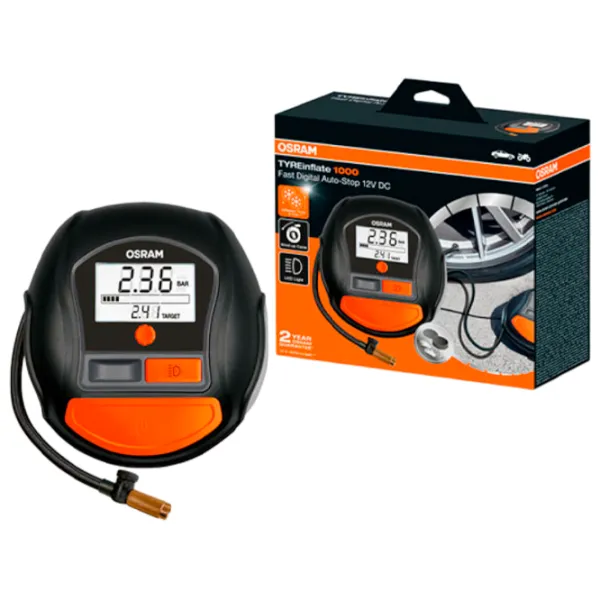 Compresor auto Osram Tyreinflate 1000 (OS-OTI1000) 5.5 bar photo 3