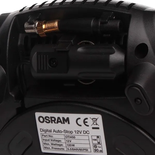 Compresor auto Osram Tyreinflate 450 (OS-OTI450) 35 l/ min/ 5.5 bar photo 3