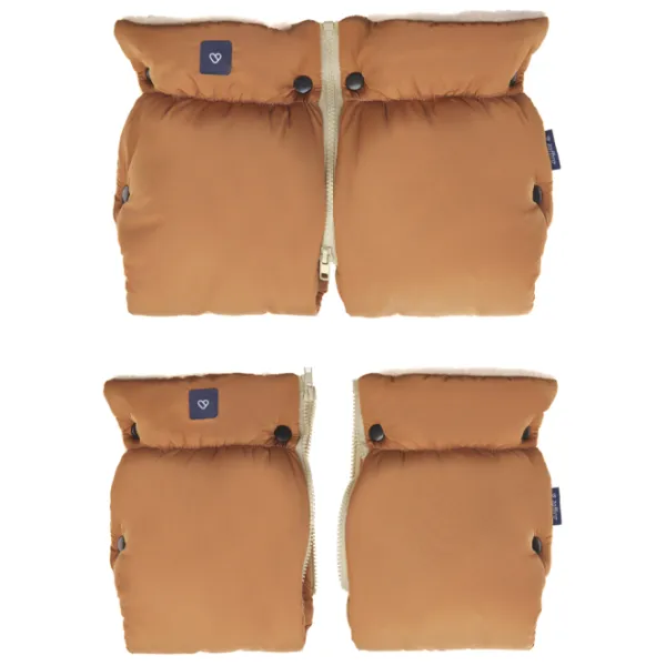 Mănuși pentru cărucior Zaffiro MERINO WOOL PREMIUM Poliester, Lână/ Brown photo 2