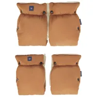 Рукавицы для коляски Zaffiro MERINO WOOL PREMIUM Полиэстер, Шерсть/ Коричневый photo 2