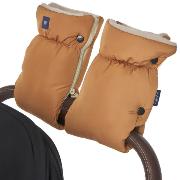 Mănuși pentru cărucior Zaffiro MERINO WOOL PREMIUM Poliester, Lână/ Brown photo 3
