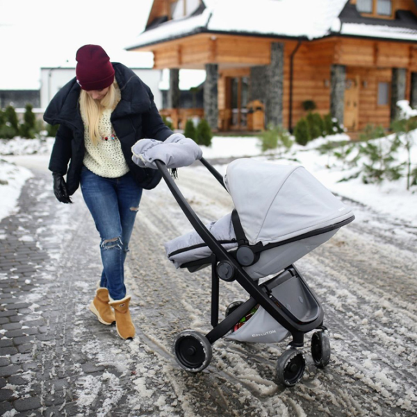 Mănuși pentru cărucior Zaffiro Mufa merino wool Poliester, Lână/ Gray photo 3 Mănuși pentru cărucior Zaffiro Mufa merino wool Poliester, Lână/ Gray photo 3