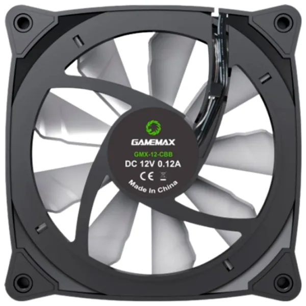 Вентилятор для корпуса Gamemax GMX-12-CBB Гидравлический подшипник/ 1200 об/ мин photo 4 Вентилятор для корпуса Gamemax GMX-12-CBB Гидравлический подшипник/ 1200 об/ мин photo 4