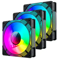 Ventilator de carcasă Gamemax KF300 BK 3xARGB Fan Kit Hydro Bearing/ 1600 rpm photo 2