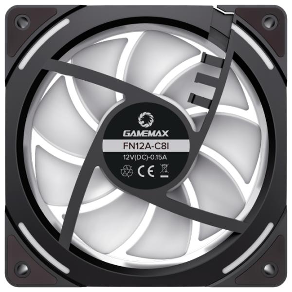 Вентилятор для корпуса Gamemax KF300 BK 3xARGB Fan Kit Гидравлический подшипник/ 1600 об/ мин photo 5