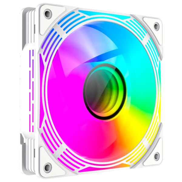 Ventilator de carcasă Gamemax KF300 WH 3xARGB Fan Kit Hydro Bearing/ 1600 rpm photo 2