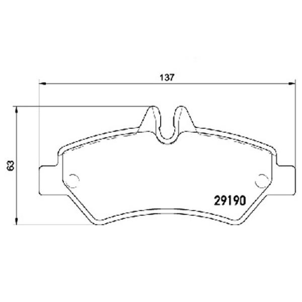 Тормозные колодки Aplus 71196CAP задние/ дисковые photo 2 Тормозные колодки Aplus 71196CAP задние/ дисковые photo 2