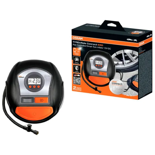 Автомобильный компрессор Osram Tyreinflate Connect 650 (OS-OTIC650) 35 л/ мин/ 6.9 бар photo 7