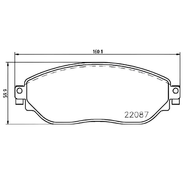 Тормозные колодки Aplus 71230AAP передние/ дисковые photo 2 Тормозные колодки Aplus 71230AAP передние/ дисковые photo 2