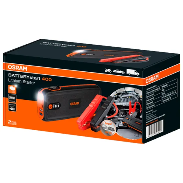 Пуско зарядное и зарядное устройство Osram OBSL400 400 A - 800 A photo 10