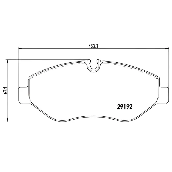 Тормозные колодки Aplus 71197AAP передние/ дисковые photo 2 Тормозные колодки Aplus 71197AAP передние/ дисковые photo 2