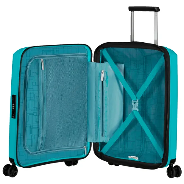 Valiză American Tourister Aerostep Spinner 36l/ Tonic Turquoise photo 7
